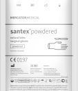 Latexové rukavice "santex® powdered" | s púdrom | 1 pár