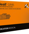 Nitrilové rukavice ideall® grip+ black | bez púdru | 50 KS