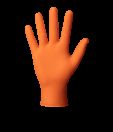 Nitrilové rukavice "Powergrip Orange" | bez púdru  | 50 KS