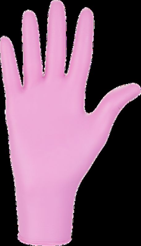 Nitrilové rukavice "Nitrylex PINK" | bez púdru | 100 ks