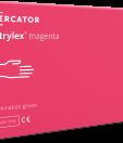 Nitrilové rukavice "Nitrylex Magenta" | bez púdru | 100 ks