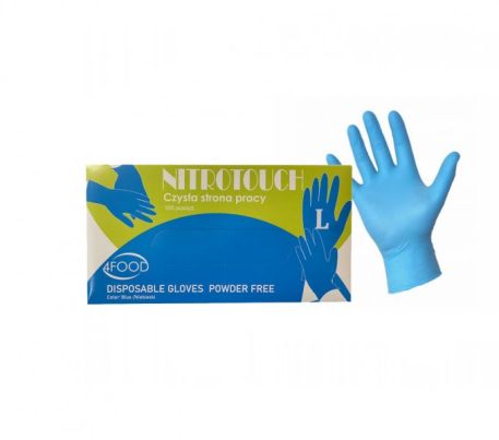Nitrilovo - vinylové rukavice NITROTOUCH | bez púdru | 100 KS