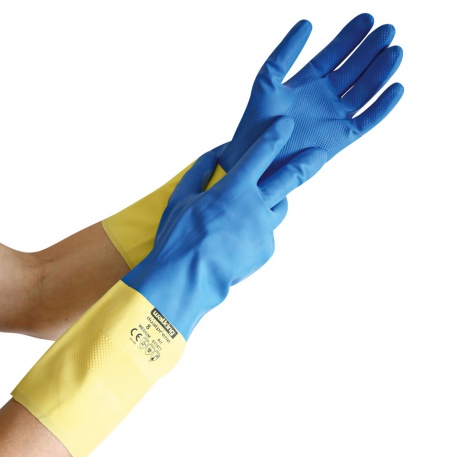 Chemicky odolné rukavice "Dualprene"  | latex